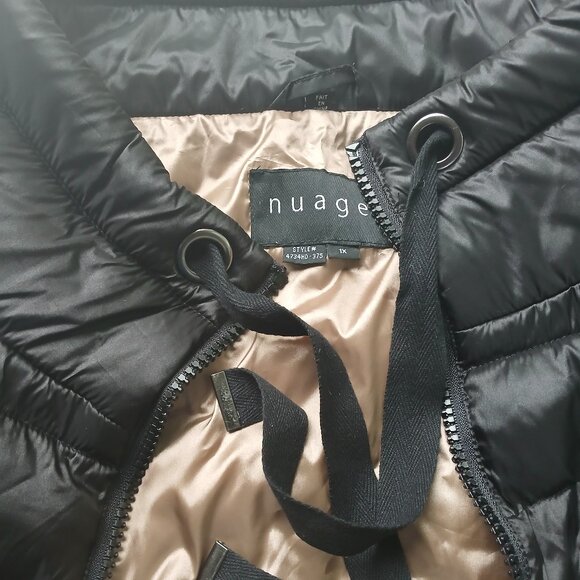 Nuage Luxury Puffer Jacket Size XL Unique Style Light weighted - Picture 11 of 16